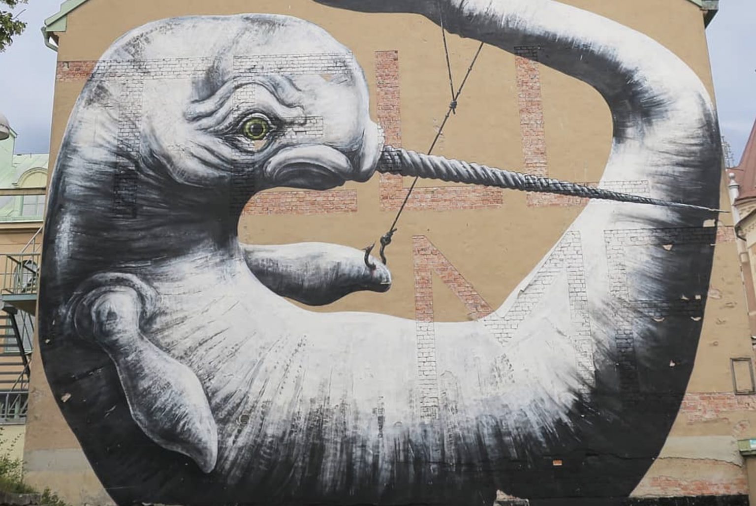 35 Eerily Beautiful Animal Murals By Belgian Street Artist ROA