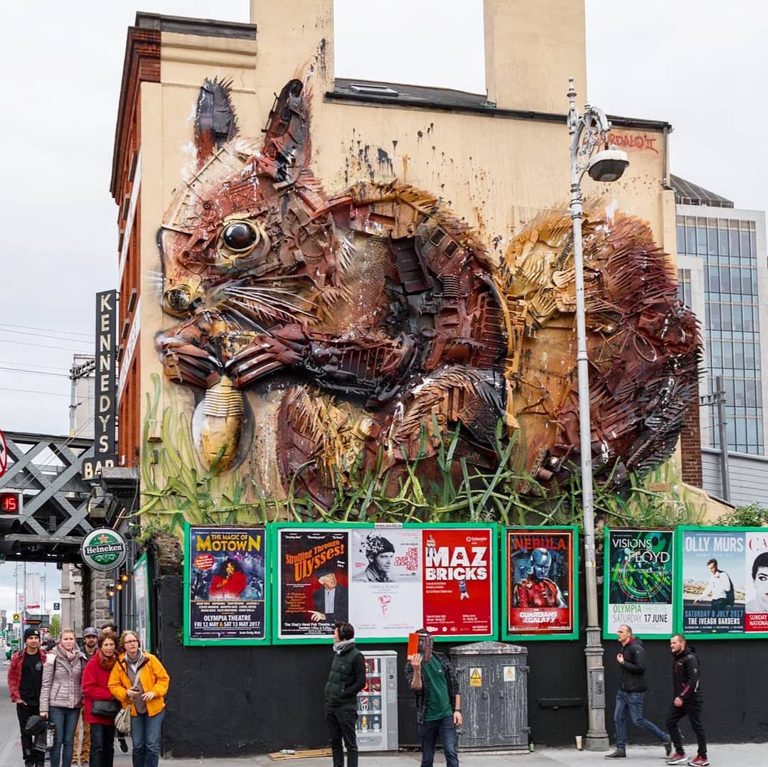 Bordalo II Dublin Red Squerrel 2104732618646198750