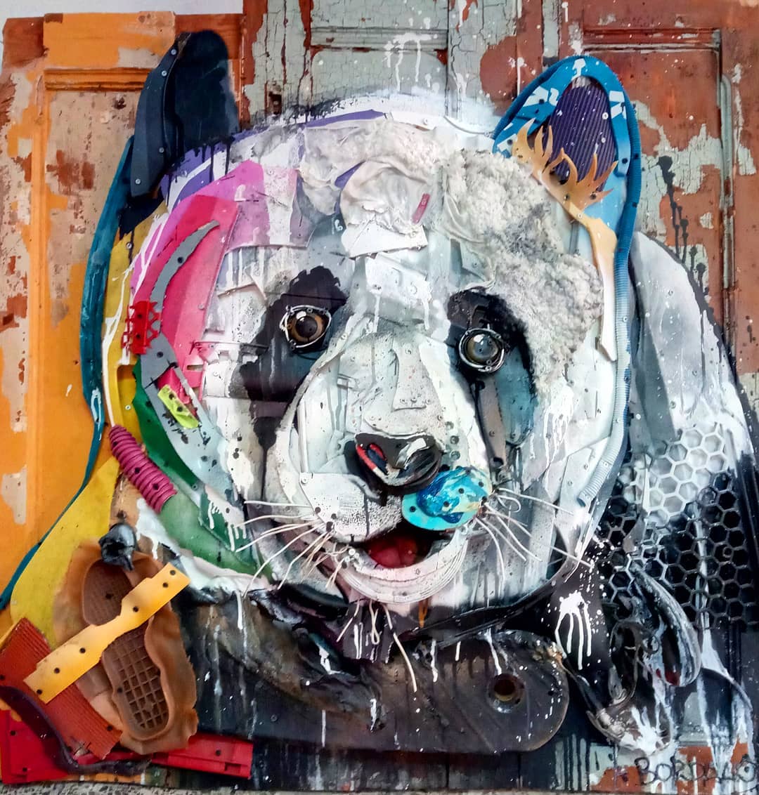 Bordalo II Half Panda 1854579885646147931