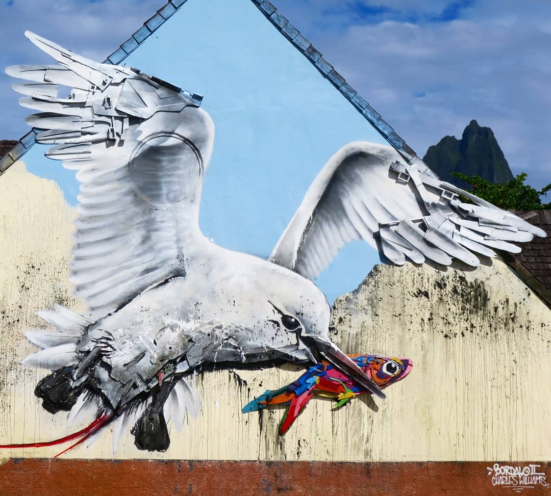 Bordalo II Half Re Tailed Tropic Bird 1809018762142624919