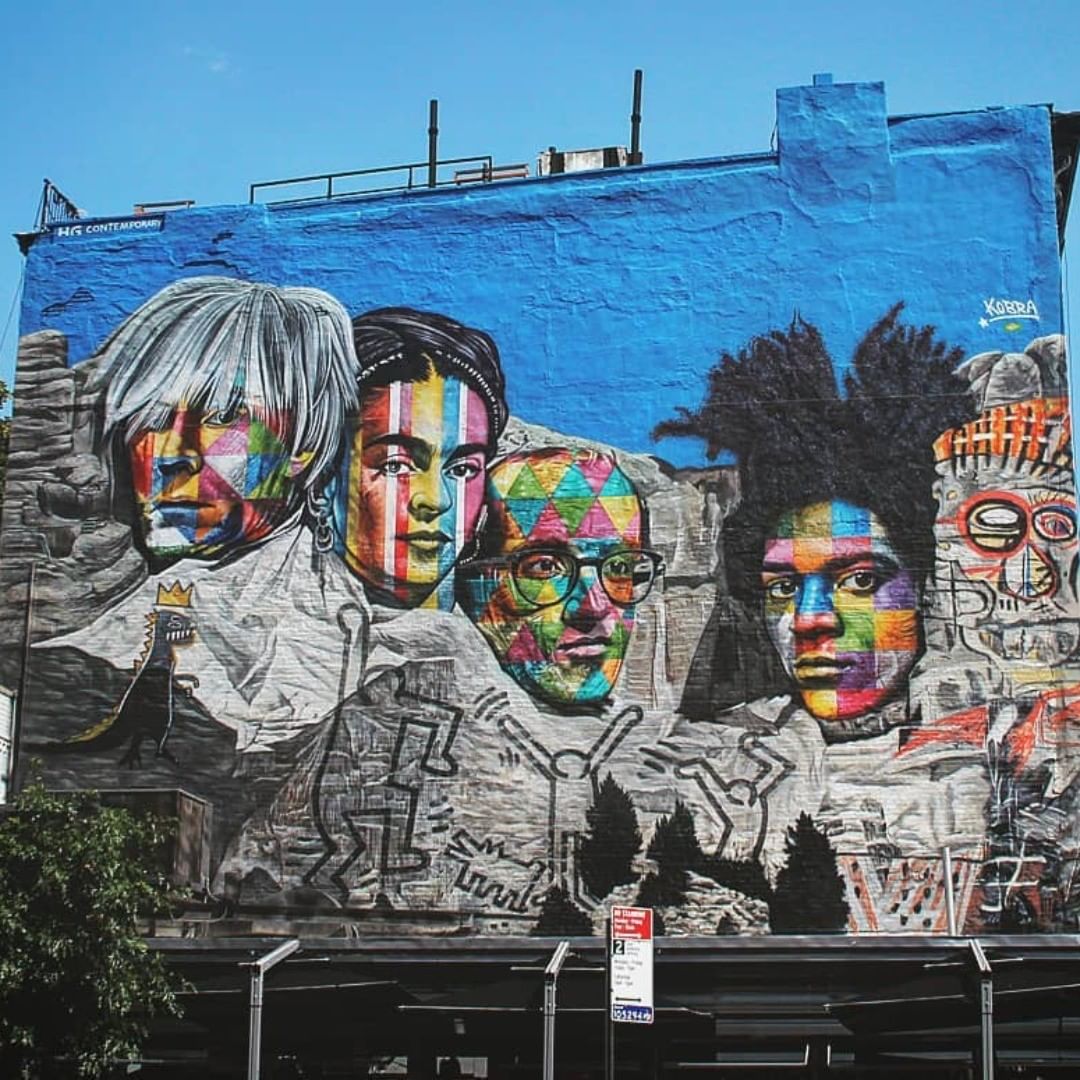 Eduardo Kobra Pop Art Rushmore B4dafwqDnbK