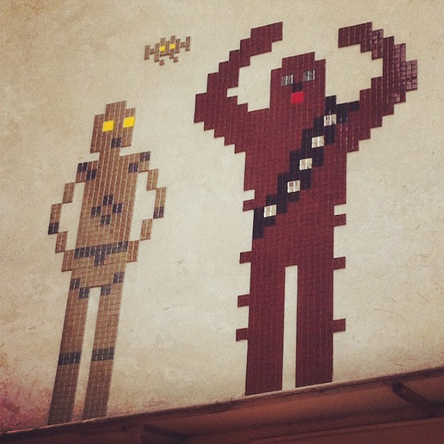 INVADER Chewbaka and C3PO n yMqFHmjj