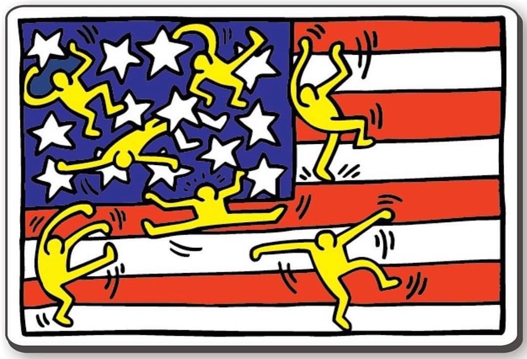 Keith Haring American Music Festival New York City Ballet 1988 BzfBzZ3nboD