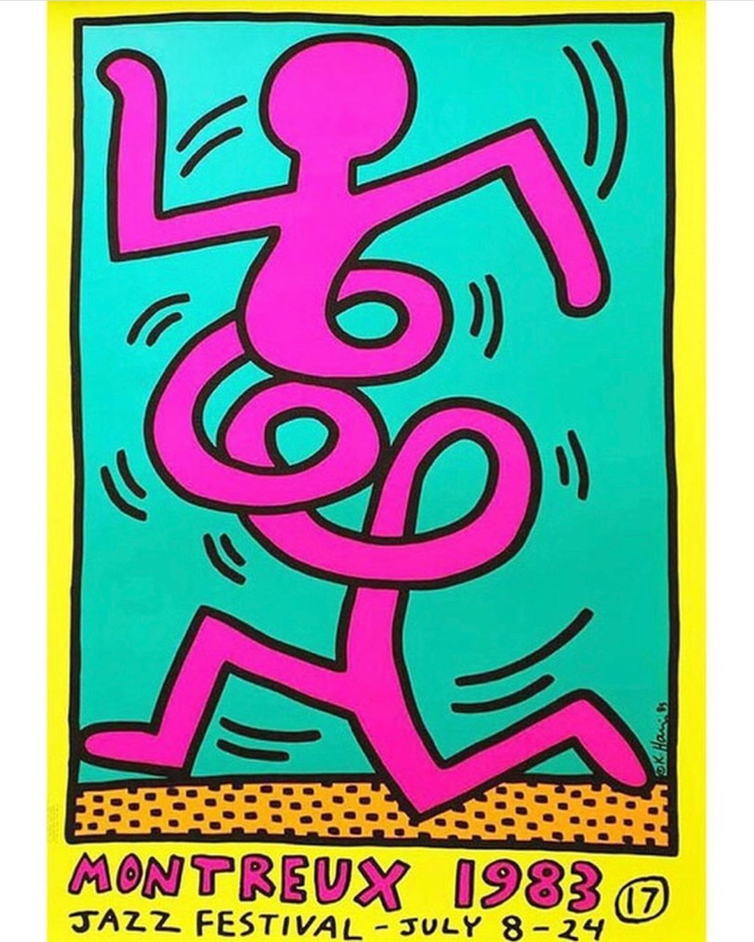 Keith Haring MOntreux 1983 ByeqjXrHRoZ