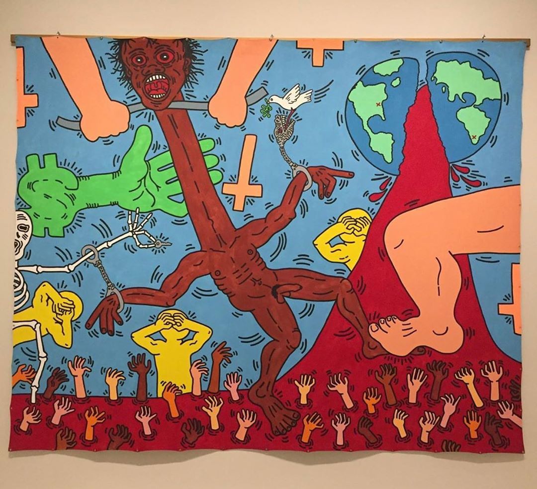 Keith Haring Micheal Stewart – USA for Africa 1985 B0iC9TCHYre