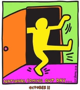 Keith Haring National Cmng Out Day 1988 B3ehdnRhi0