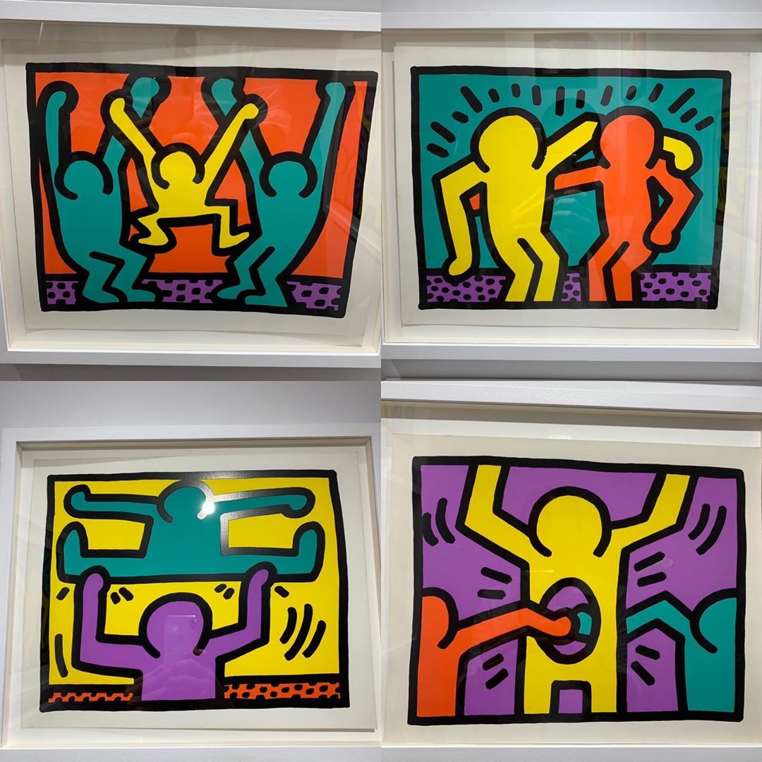 Keith Haring Pop Shop Guad 1987 B0Fp1oLn Ct