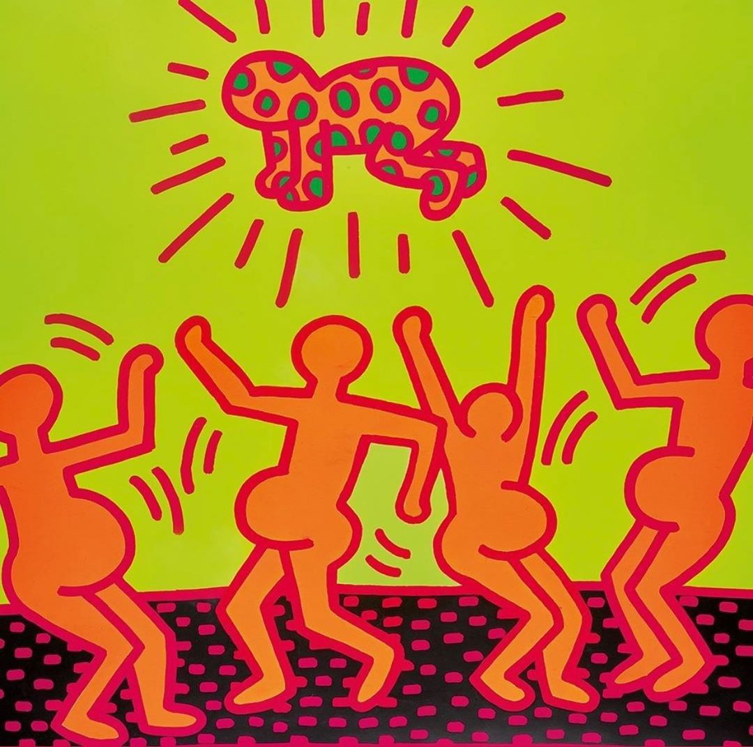 Keith Haring Untitled 1983 B2QuUPjH5mV