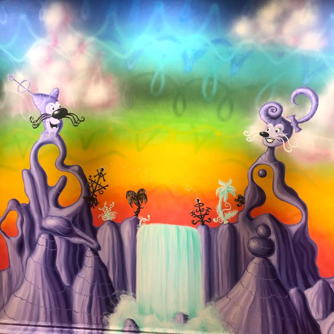 Kenny Scharf AGUA 1983 POLLINATION Bh6oUn5hab2