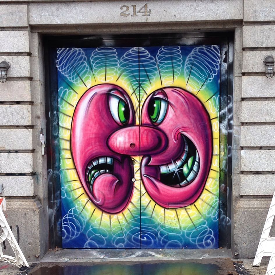 Kenny Scharf HAPPYMADNOSELOCK 2014 BvbLP0yBWEh