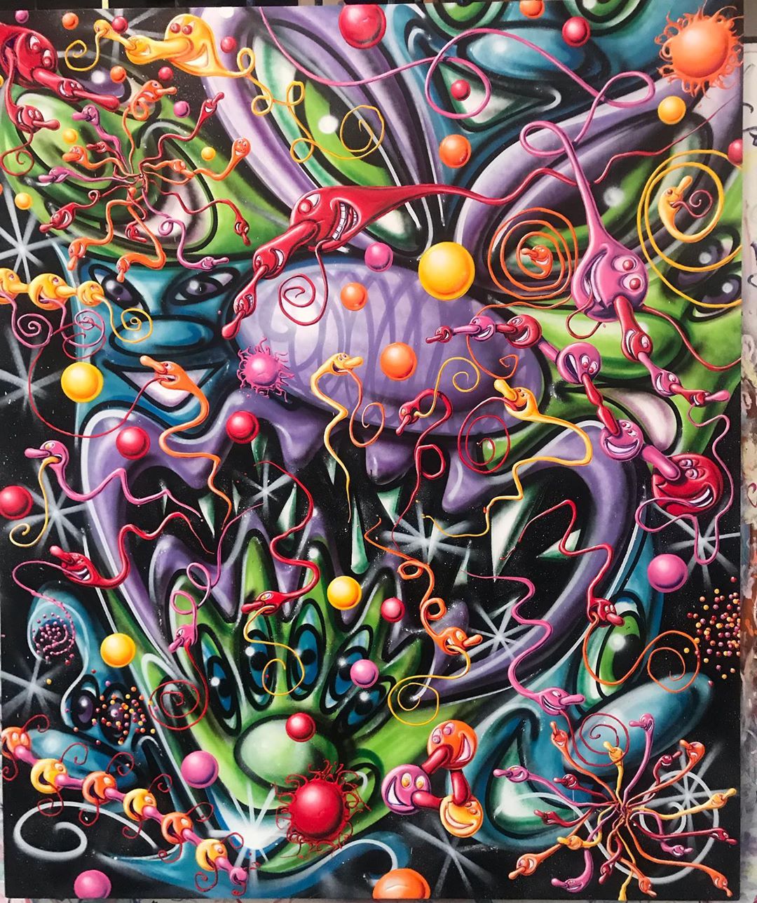 Kenny Scharf Micro Macro Monstrosity 2019 B2HvW0Lnf4L