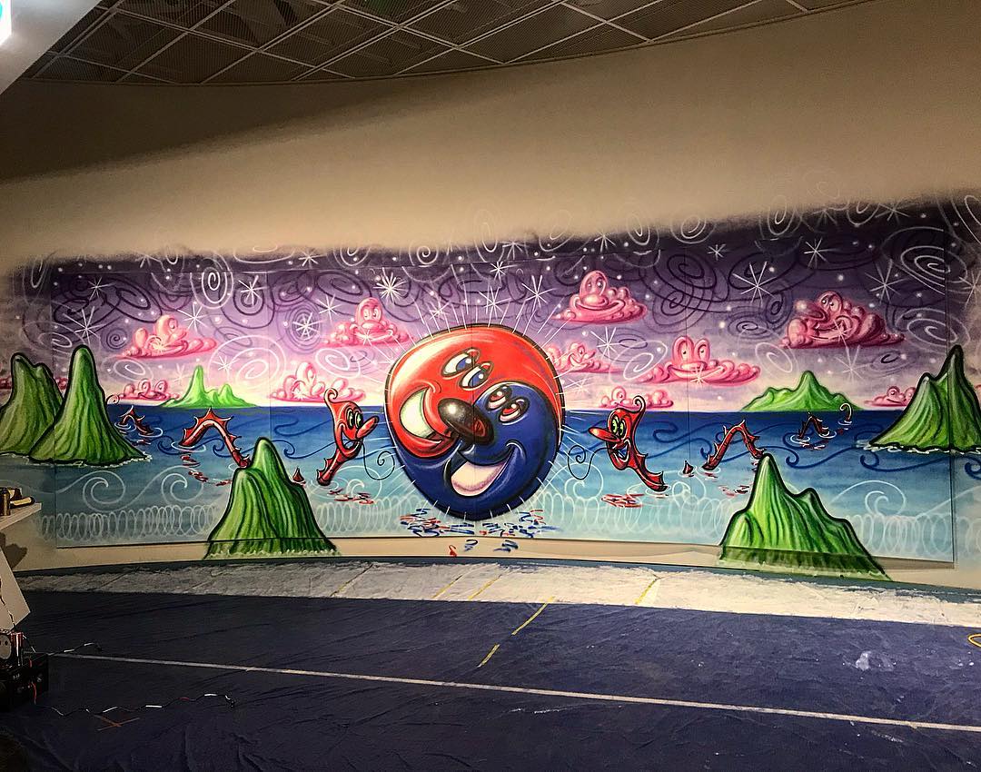 Kenny Scharf Sugar Pop Universe Lotte Museum 2018