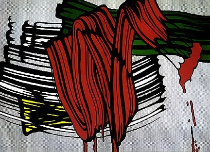 ROY LICHTENSTEIN Bg PaintingNo. 6 1965 B35Z9waHlld