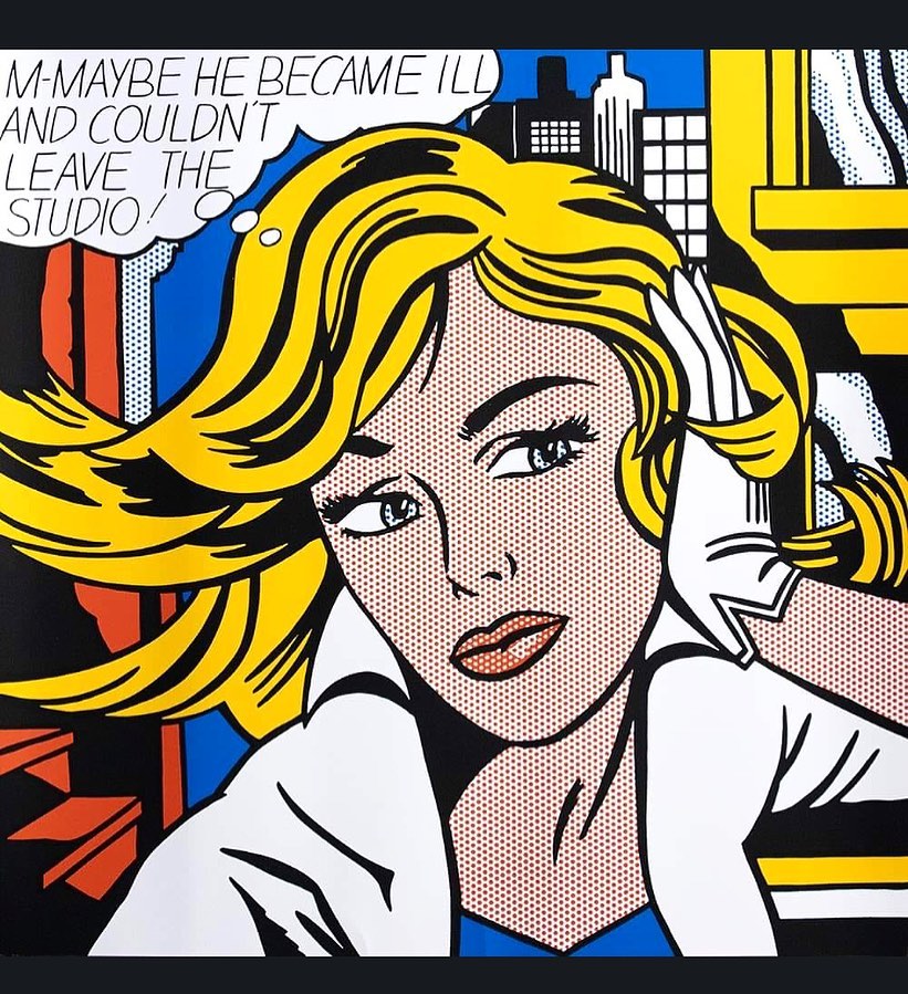 ROY LICHTENSTEIN M Maybe 1965 B4RsoP6oC8h