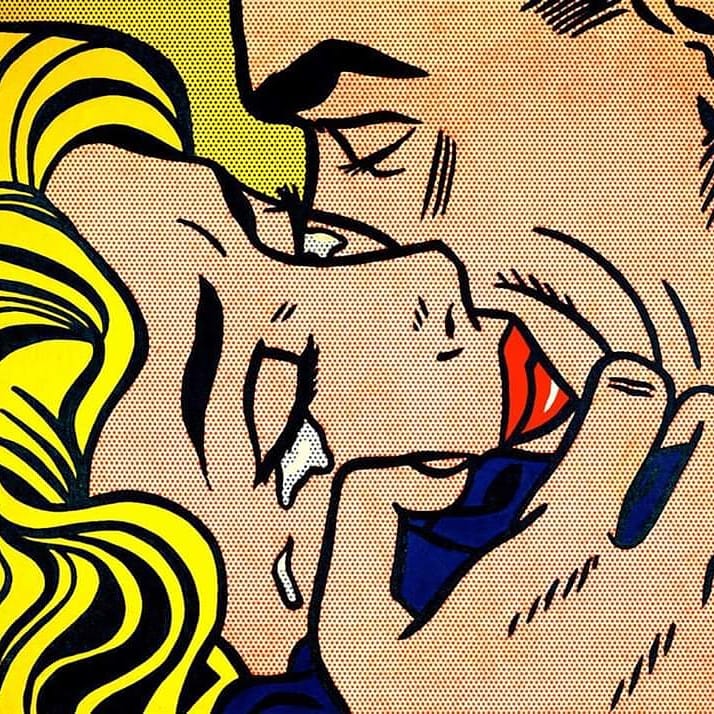 ROY LICHTENSTEIN The Kiss 1964 B4pK9StJEzu