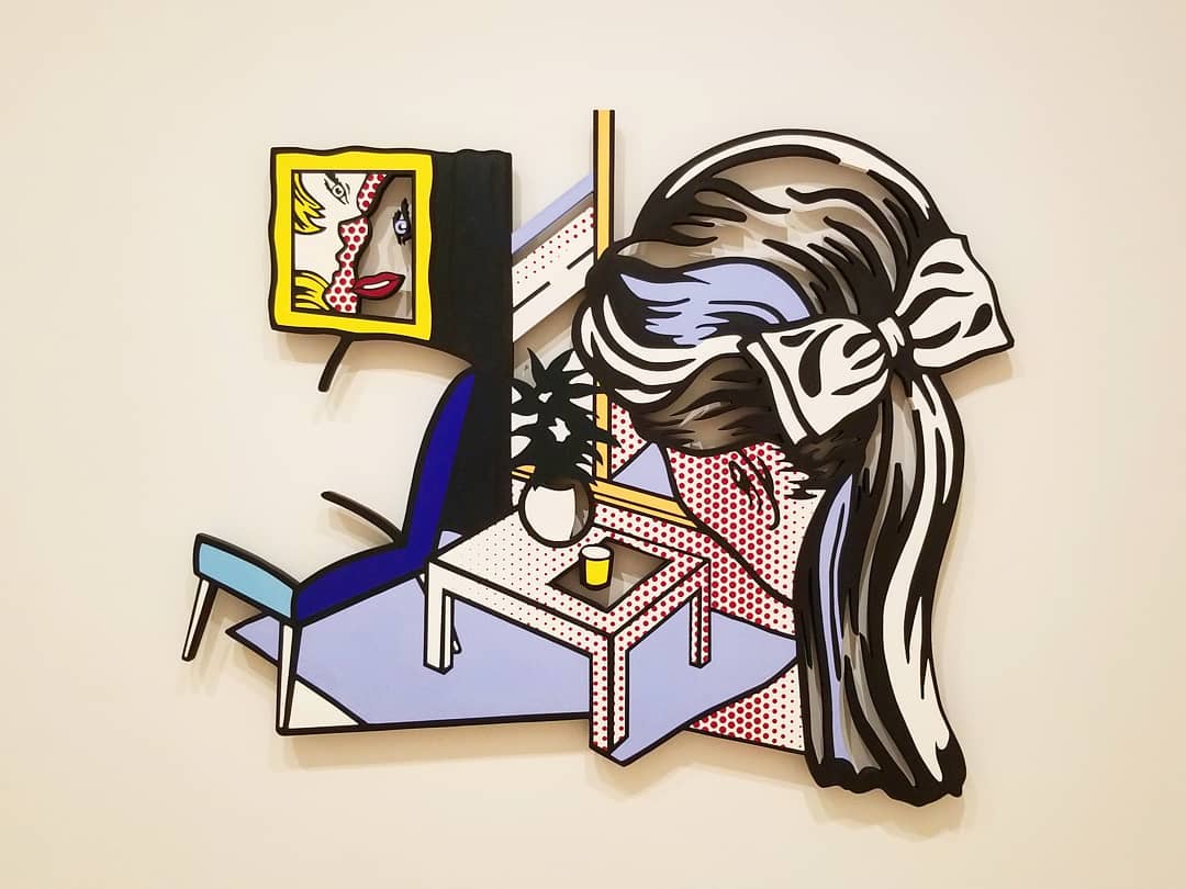 ROY LICHTENSTEIN Woman Contemplating a Yellow Cup 1995 B4llbO9g9H1