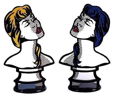 ROY LICHTENSTEIN Woman Sunlight Moonlight 1996 B3E75khHYmd