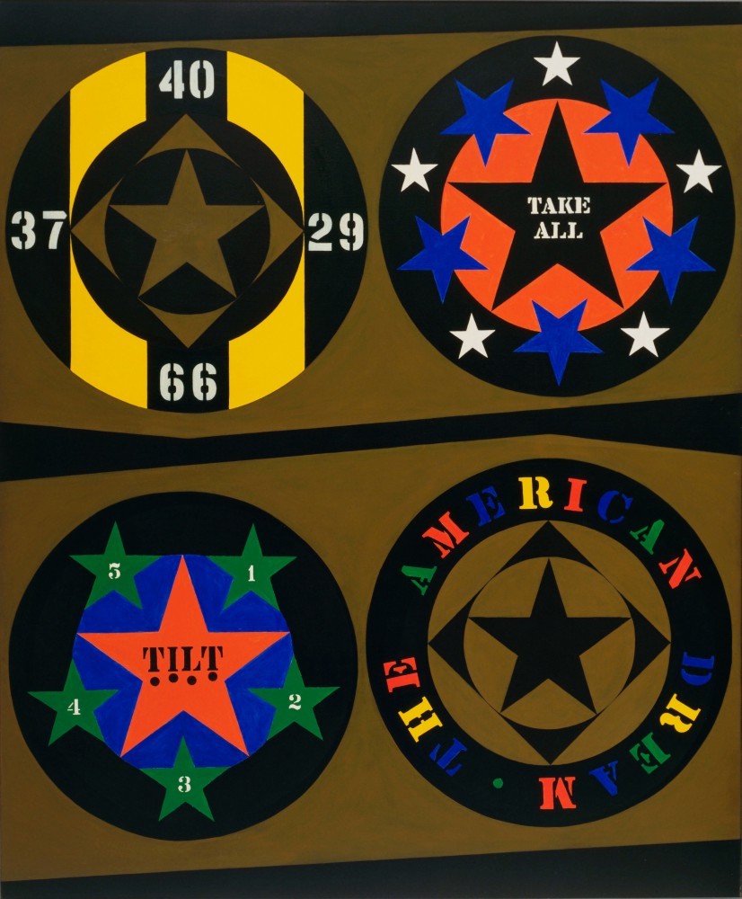 Robert Indiana American Dream Tilt 1961 hamiltonselway