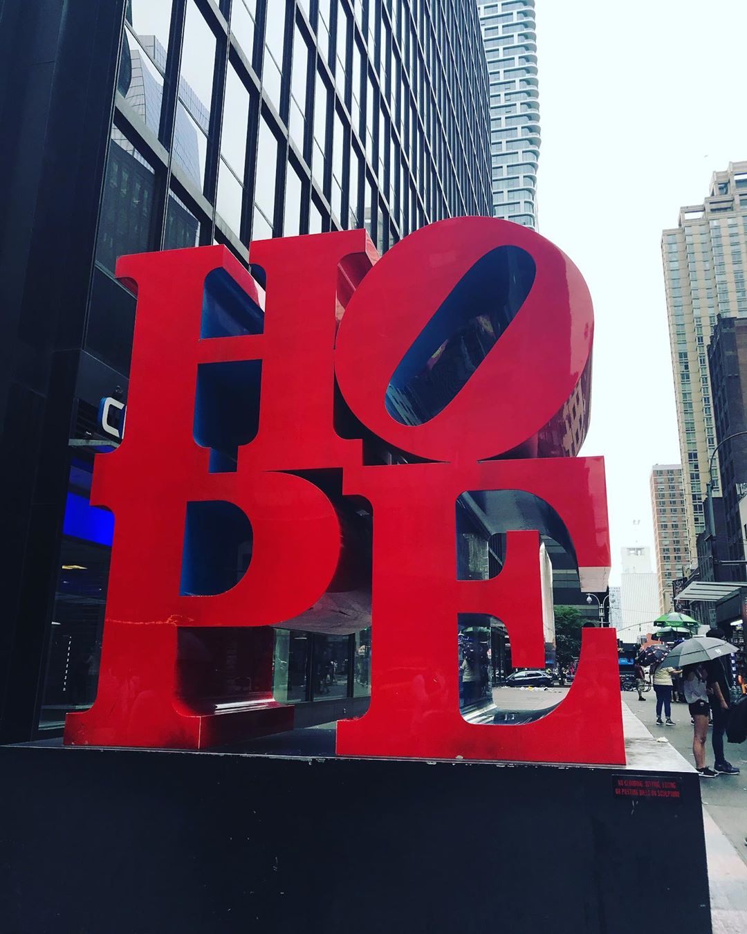 Robert Indiana HOpe Red Blue 2009 B4OvkIYJG0q