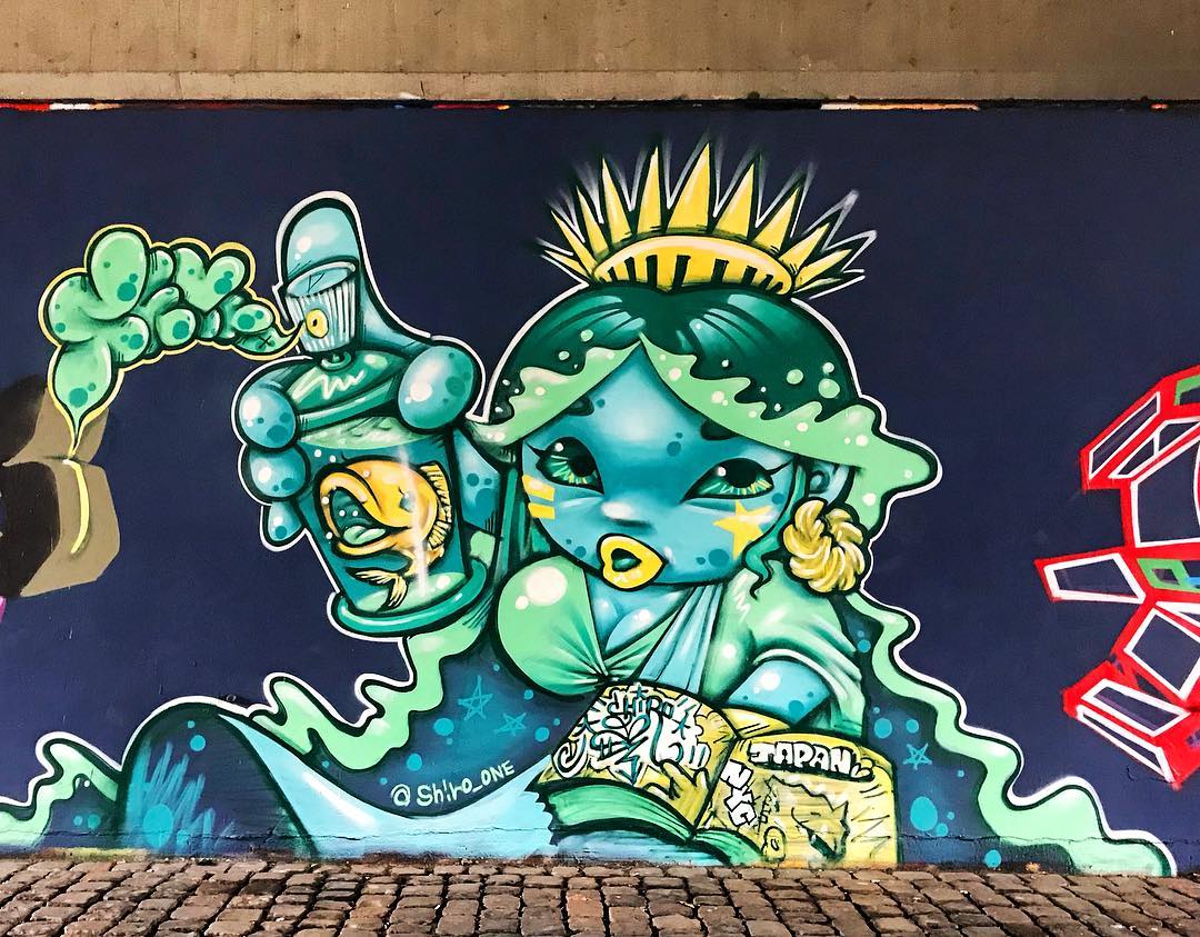 29 Beautiful Hip Hop Street Art By Japanese Artist Shiro