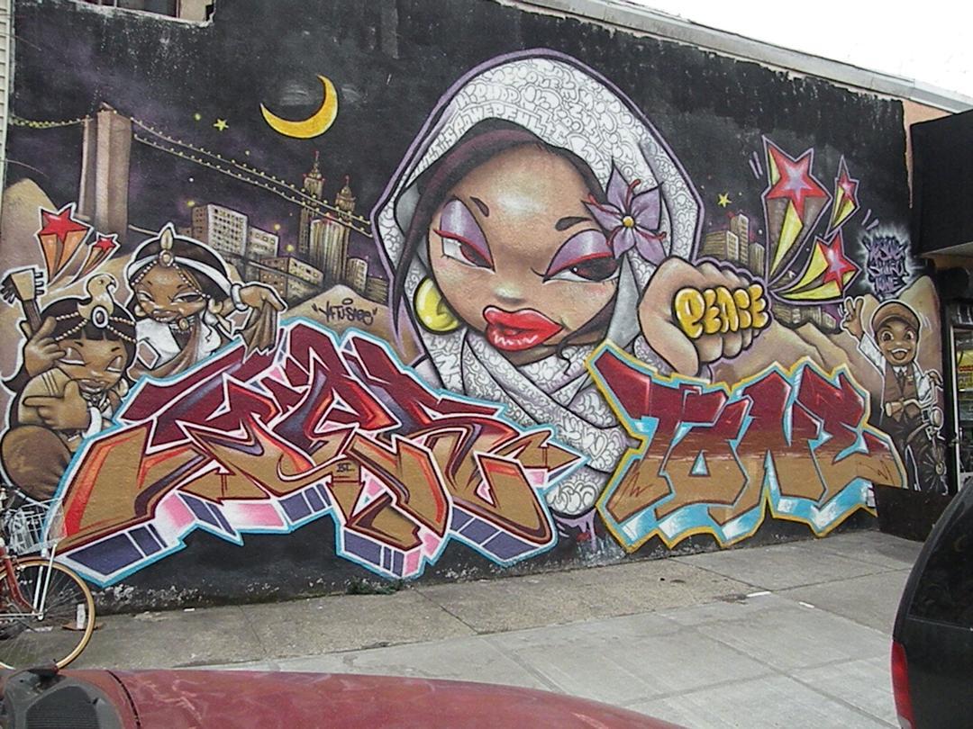 29 Beautiful Hip Hop Street Art By Japanese Artist Shiro