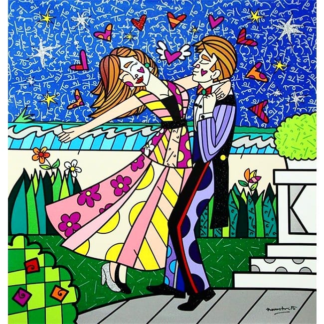 romero britto Beautiful Evening Bkkmd7YlboF