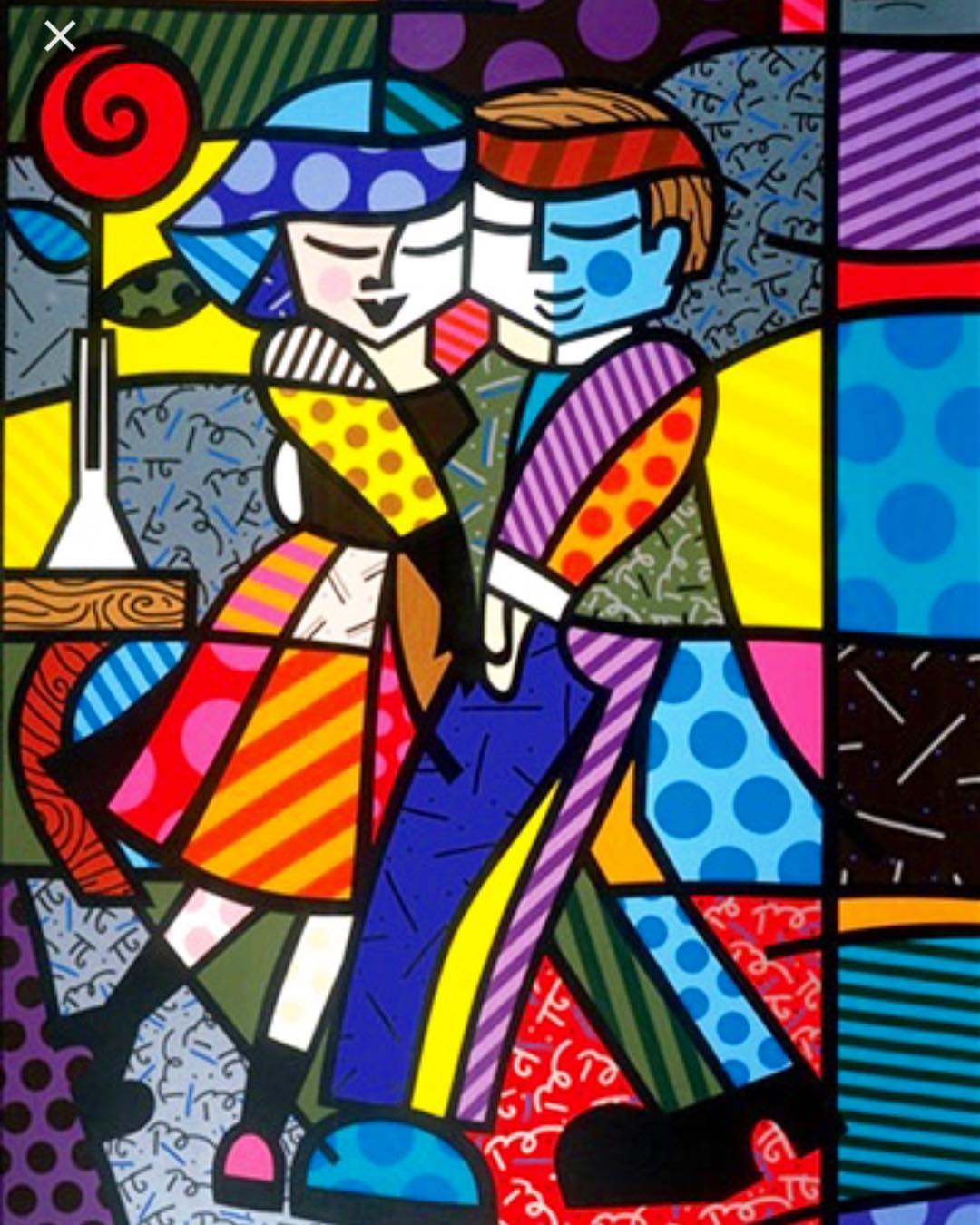 romero britto Cheek To Cheek BauZhnqnaNn