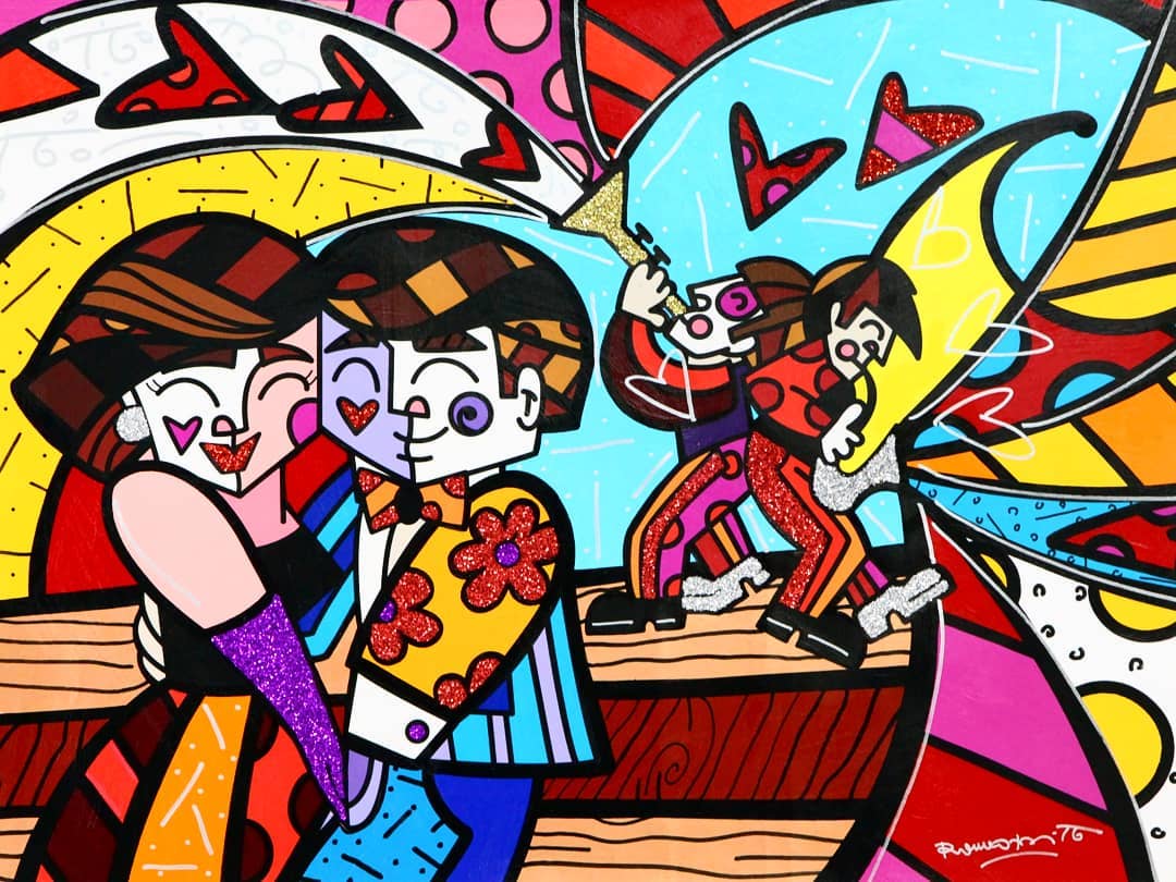 romero britto Couples