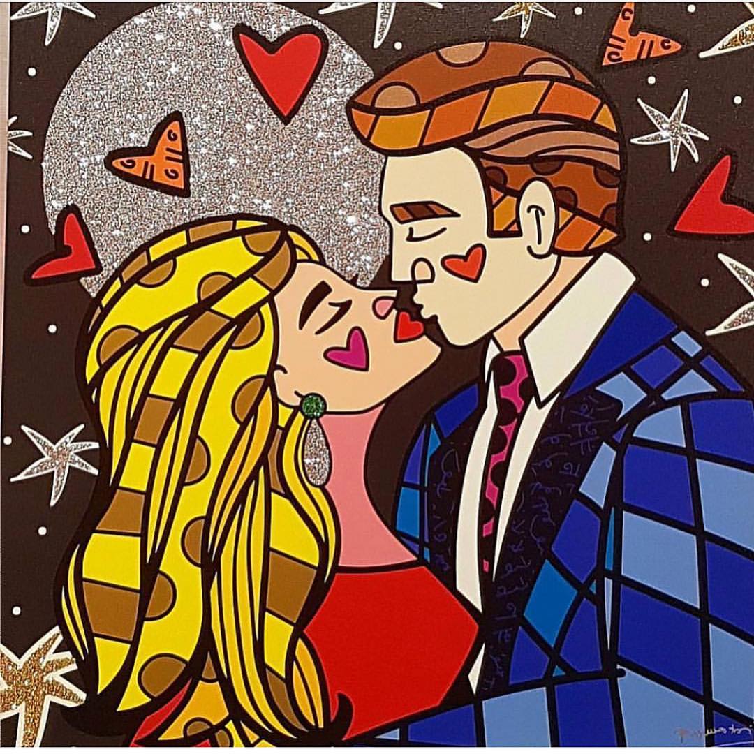 romero britto Moon Struck h Bbl9lI6HZvA