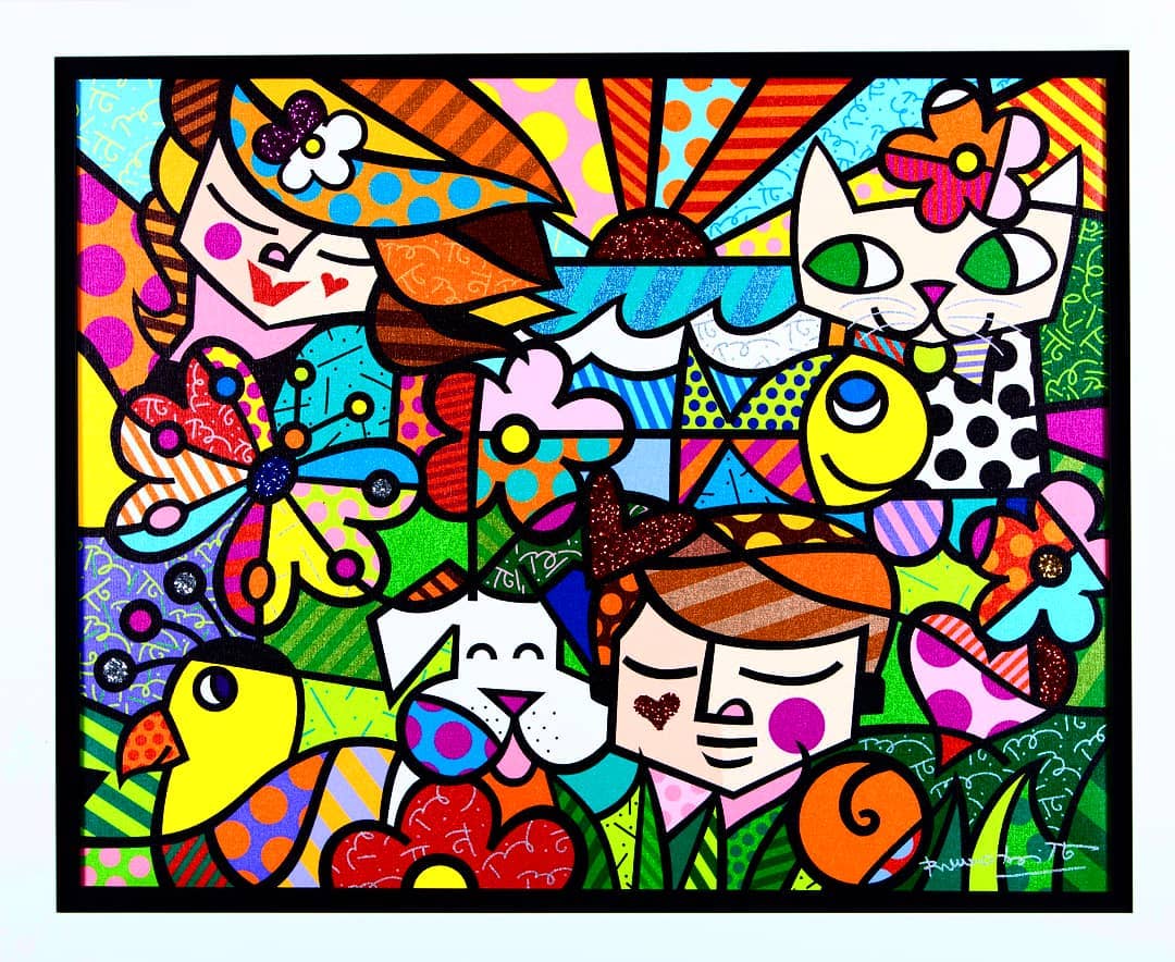 romero britto Nature in Harmony BwhsPlmB7WM