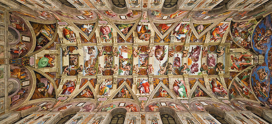 sistine chapel ceiling 1512 michelangelo