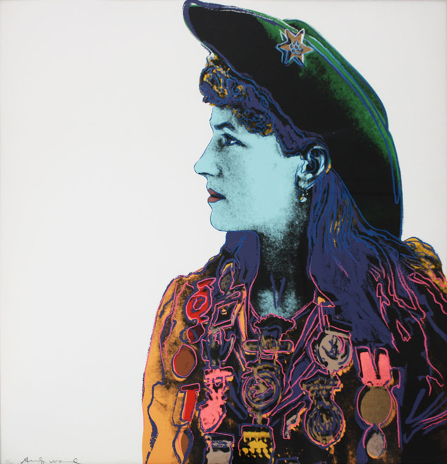 Andy Warhol Annie Oakley 1986 paddle8