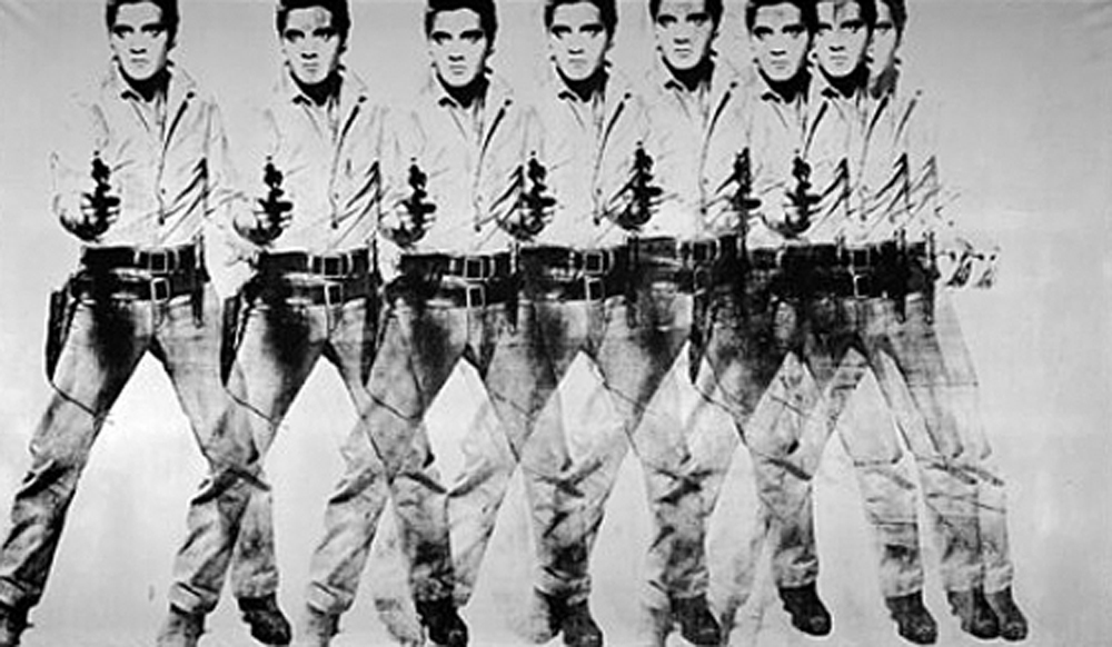 Andy Warhol Elvis Painting 1963 artviews