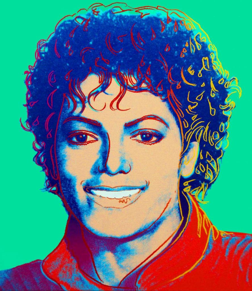 Andy Warhol Michael Jackson 1984 womenonly