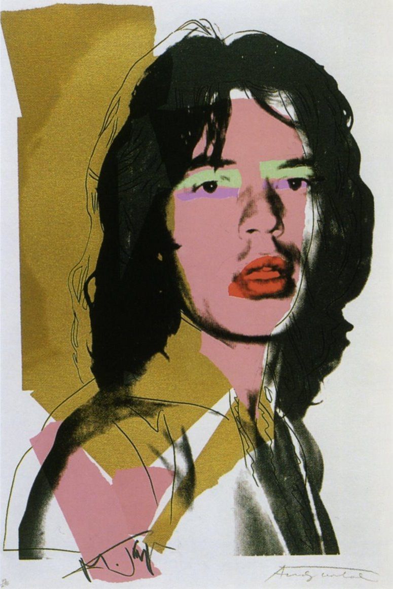 Andy Warhol Mick Jagger 143 1975 gq