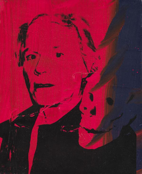 Andy Warhol Self Portrait with Skull 1978 leetilleyphotography