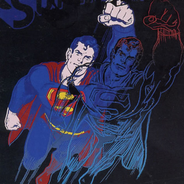 Andy Warhol Superman Painting 1981 adolfocozzi2010