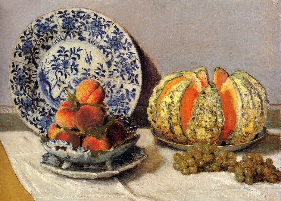 Claude Monet 1872 still life with melon art.pro .tok2