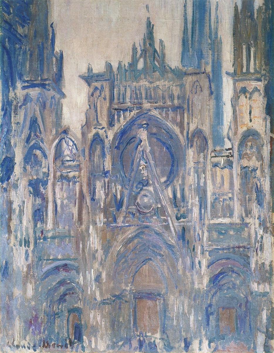 Claude Monet Rouen Cathedral Study of the Portal 1892 360doc