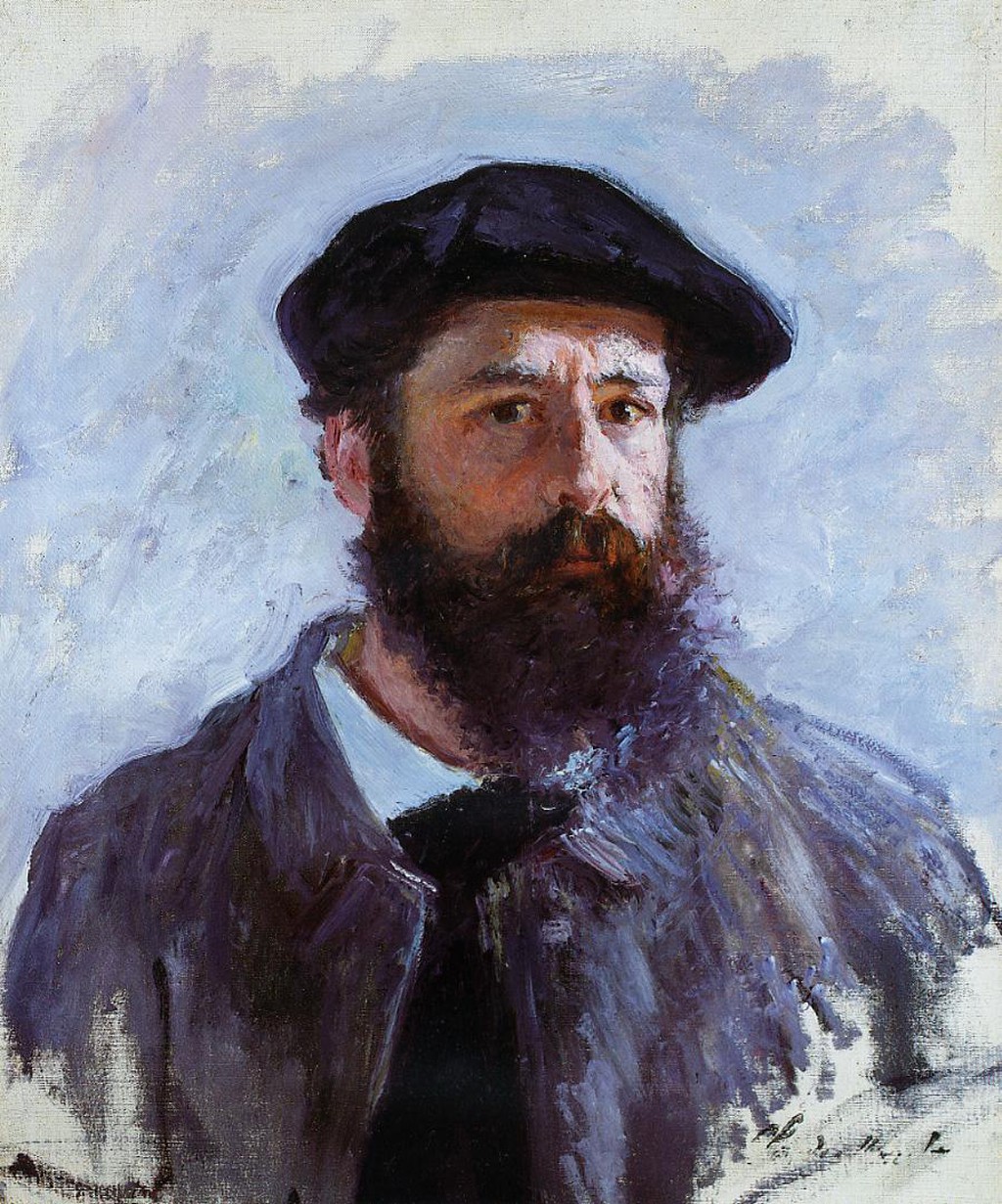 Claude Monet SELFPORTRAIT WITH A baret 1886 dy.163