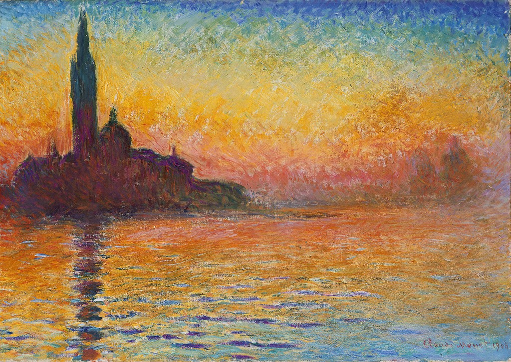 Claude Monet San Giorgio Maggiore at Dusk 1908 drawingskilled