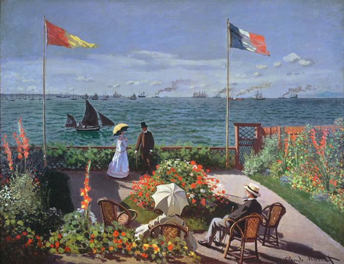 Claude Monet The Terrace at Sainte Adresse 1866 editart