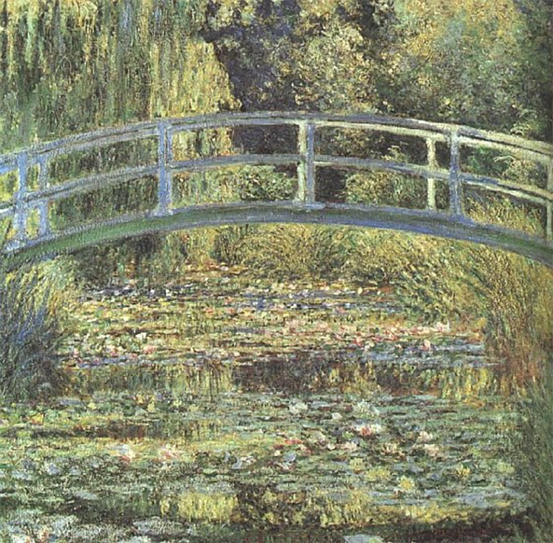 Claude Monet Water Lilies and Japanese Bridge 1899 slobidka