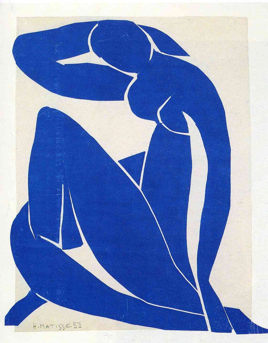 Henri Matisse Blue Nude II. 1952 gumilev center