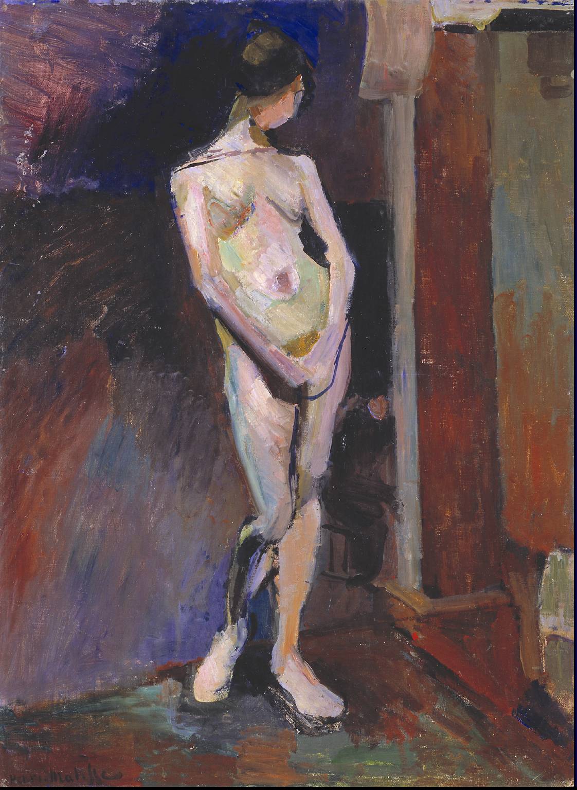 Henri Matisse Nude Study in Blue c.1899 1900 pictify.saatchigallery