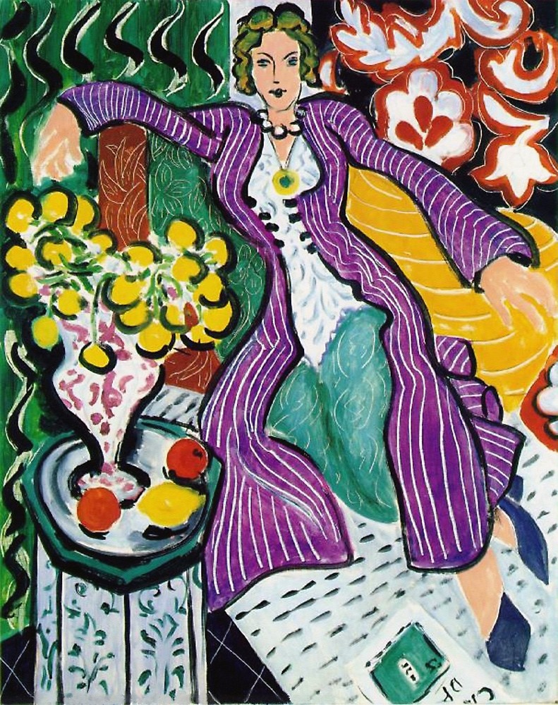 Henri Matisse Woman in a Purple Coat 1937 redbubble