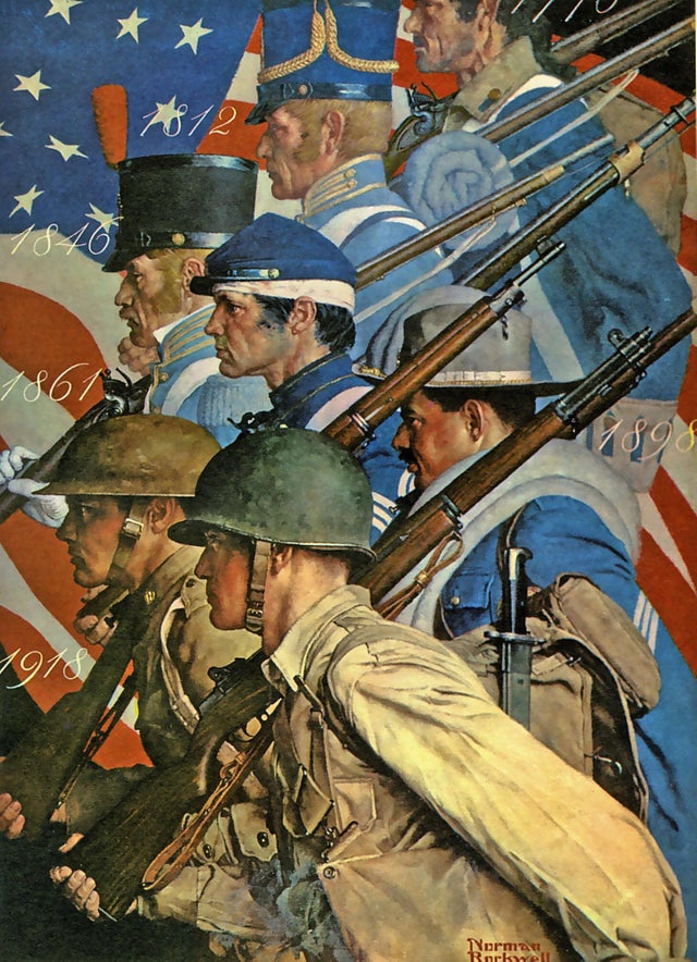 NormanRockwell Americans At War 1942 reddit