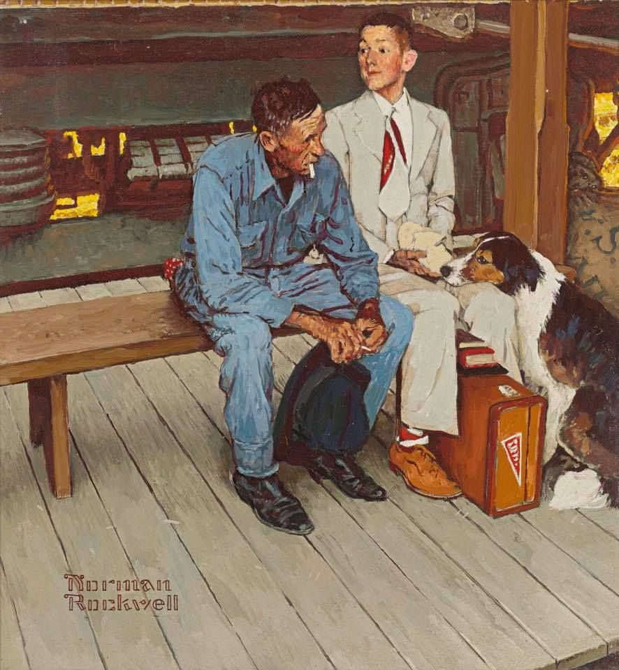 NormanRockwell Breaking Home Ties 1954 zolo