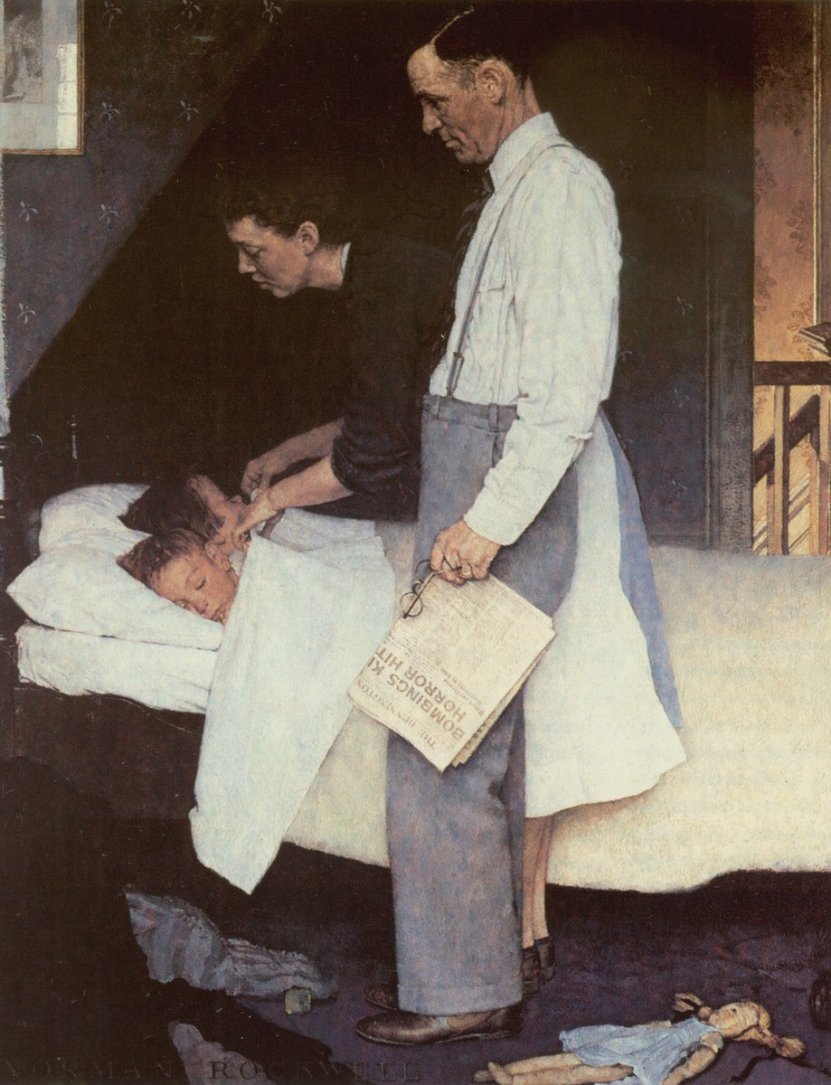 NormanRockwell Freedom from Fear 1943 photocosmos.centerblog