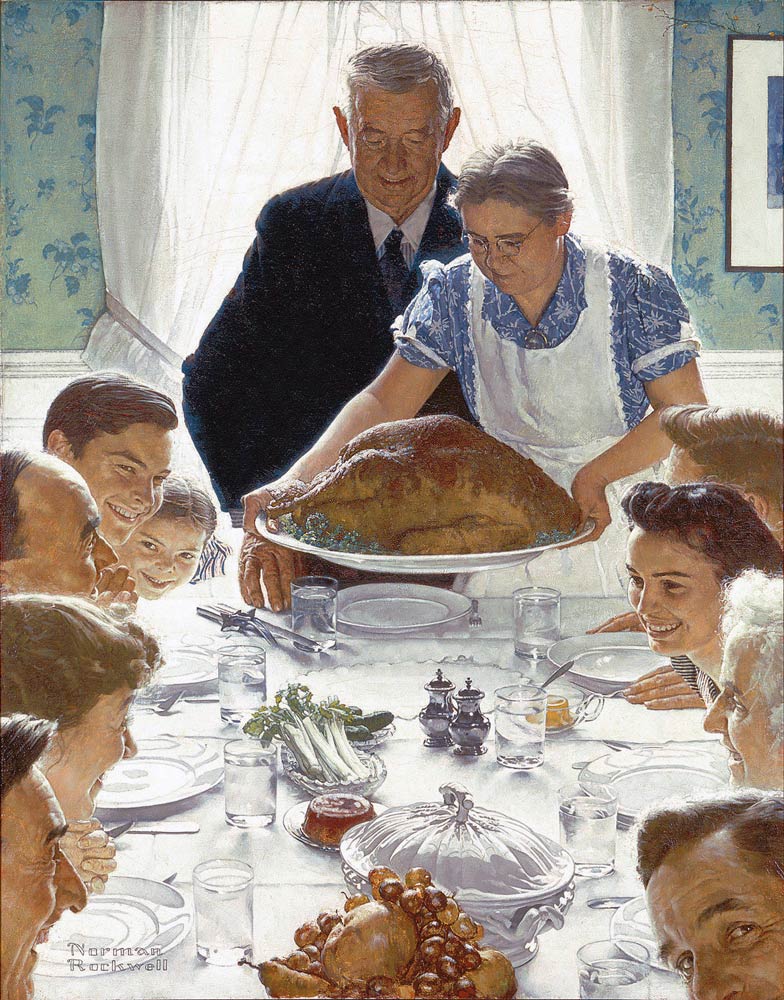 NormanRockwell Freedom from Want 1943 totallyhistory